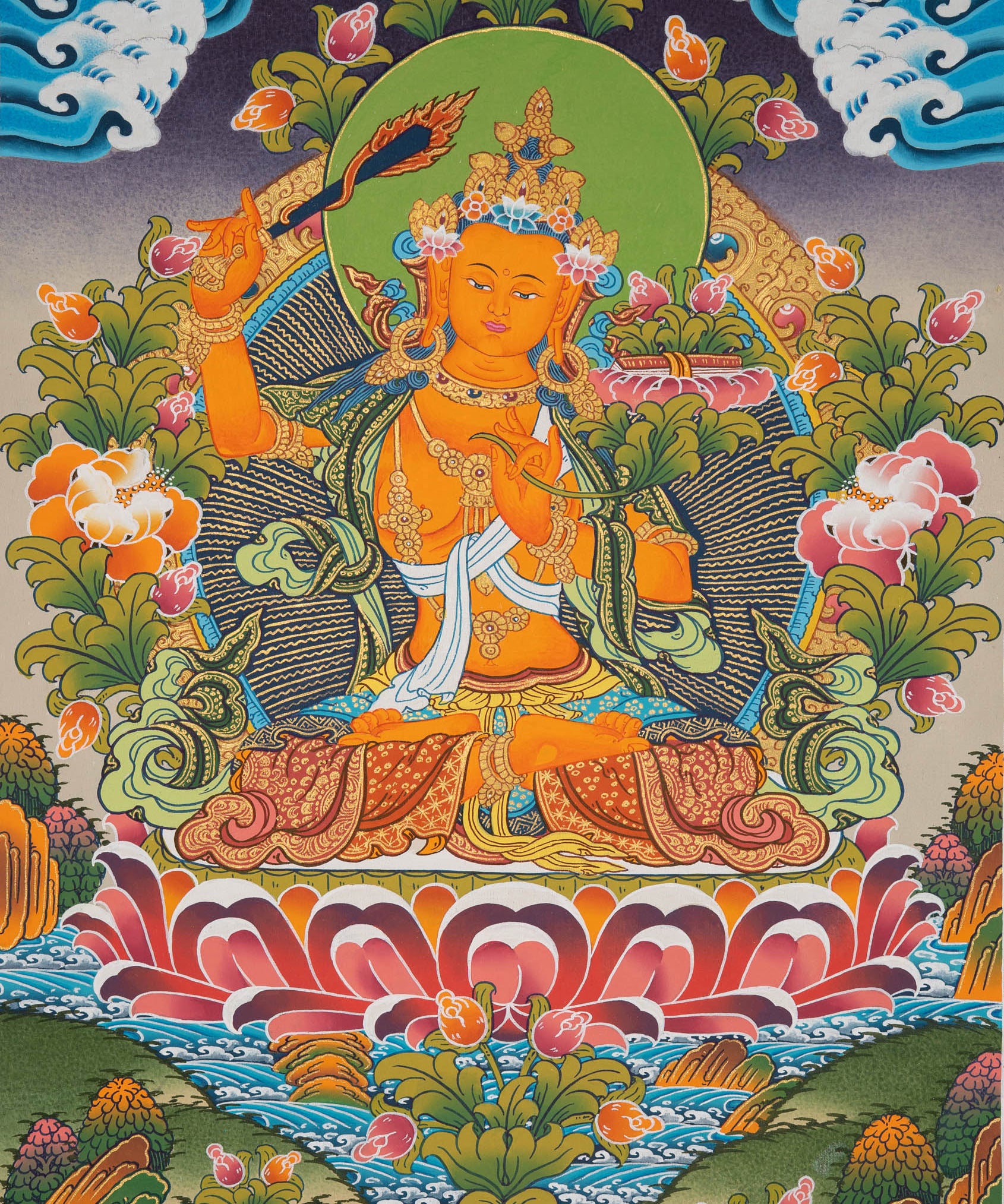 Manjushri Bodhisattva – Tibetan Art