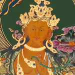 Manjushri Tibetan Thangka Painting