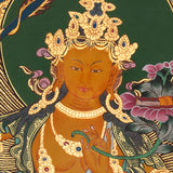 Manjushri Tibetan Thangka Painting