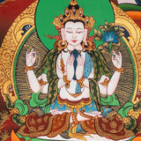 Manjushri Thangka Painting - Sacred Painting