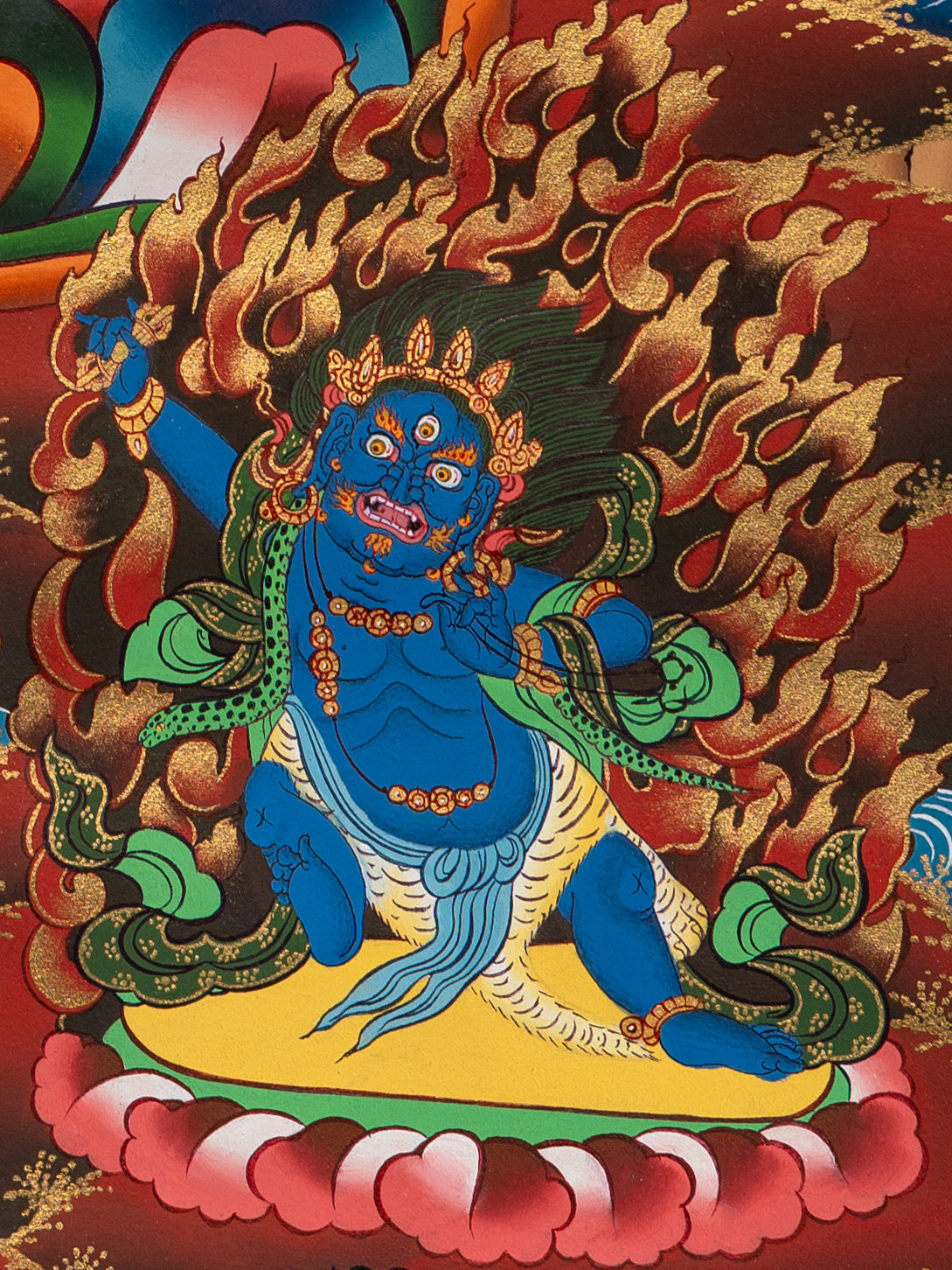 Manjushri Thangka Painting - Sacred Painting