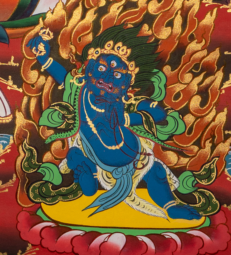 Manjushri Thangka - Sacred Painting