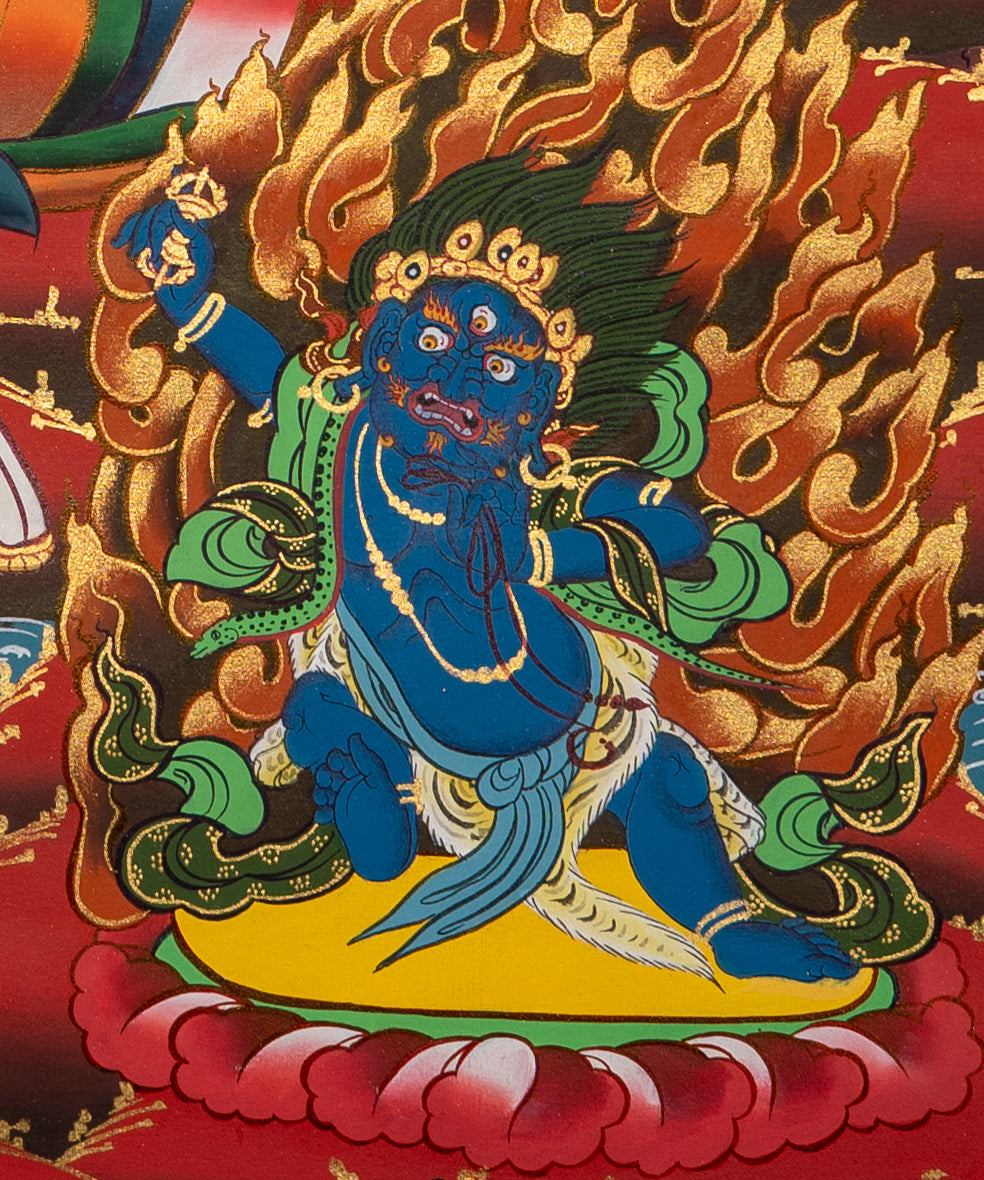 Manjushri Thangka - Sacred Painting