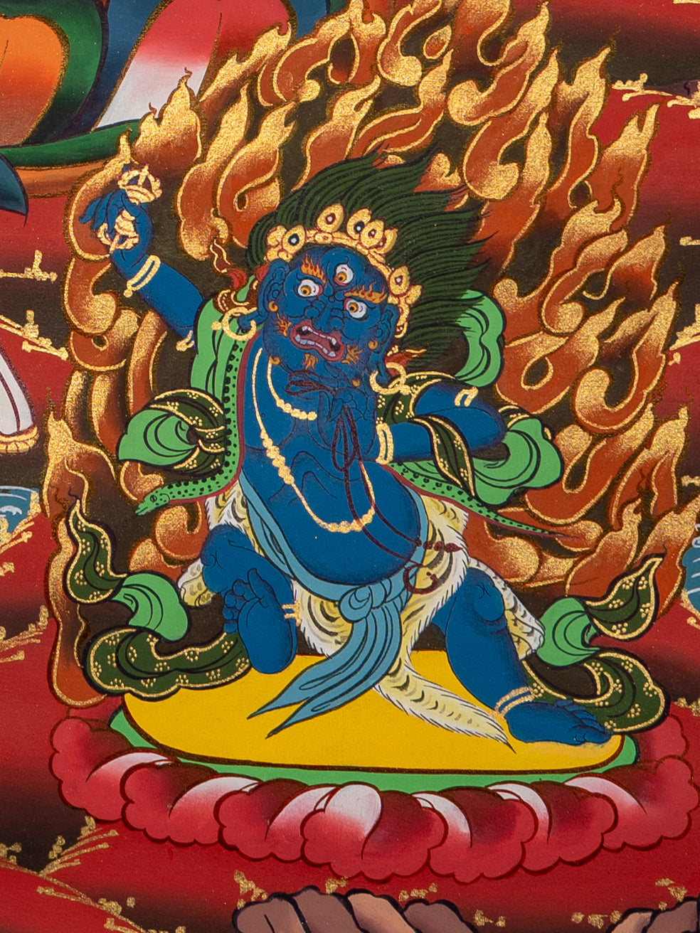 Manjushri Thangka - Sacred Painting