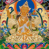 Manjushri Thangka - Sacred Painting
