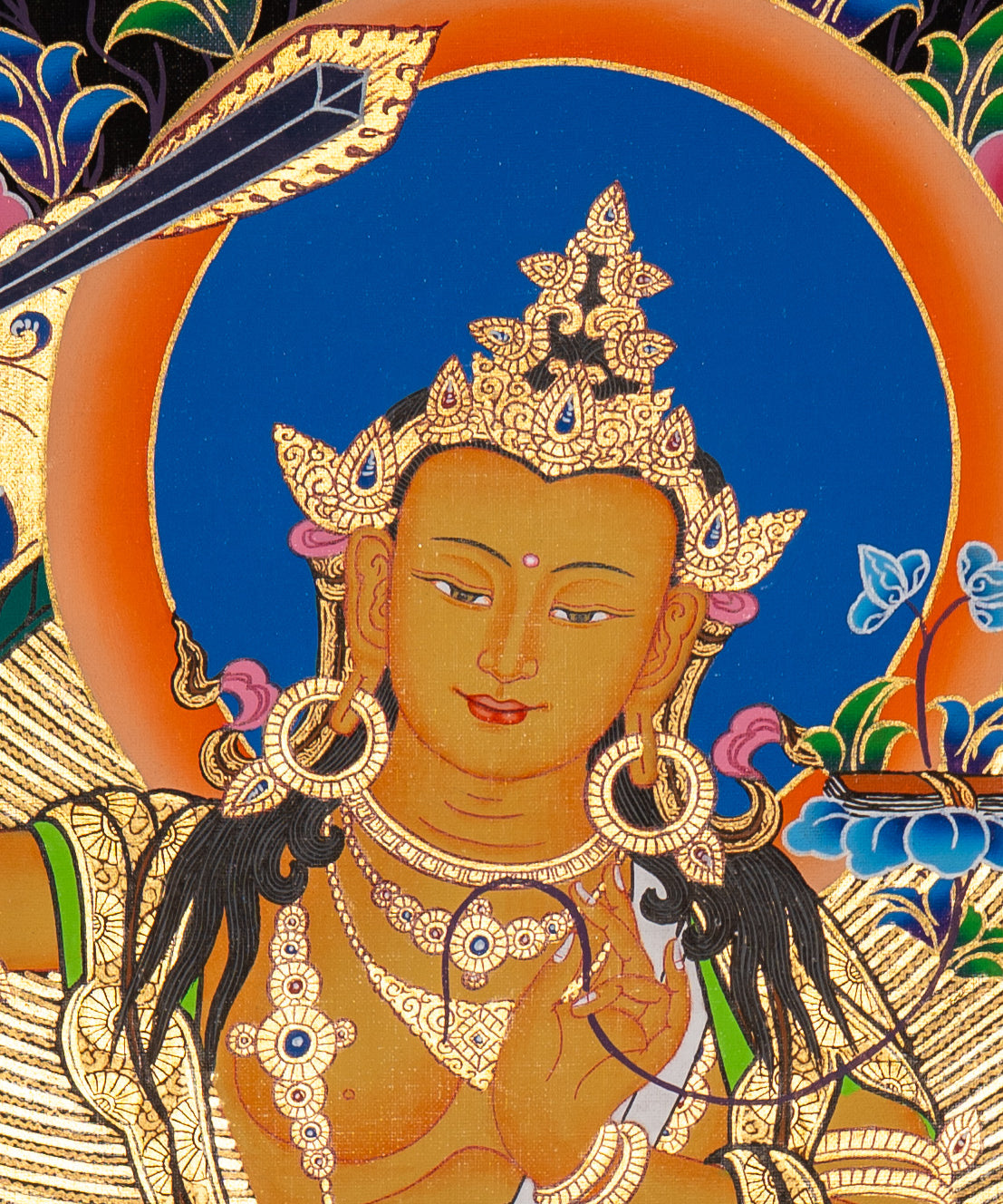 Manjushri Thangka - Sacred Painting