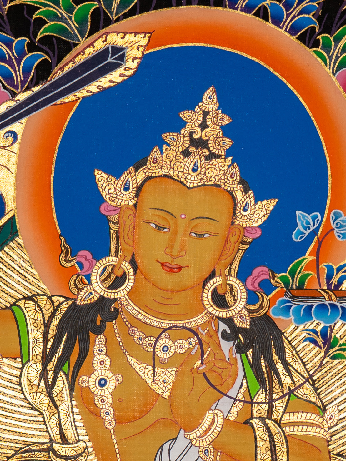 Manjushri Thangka - Sacred Painting