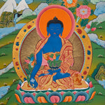 Medicine Buddha Thangka - Sacred Painting