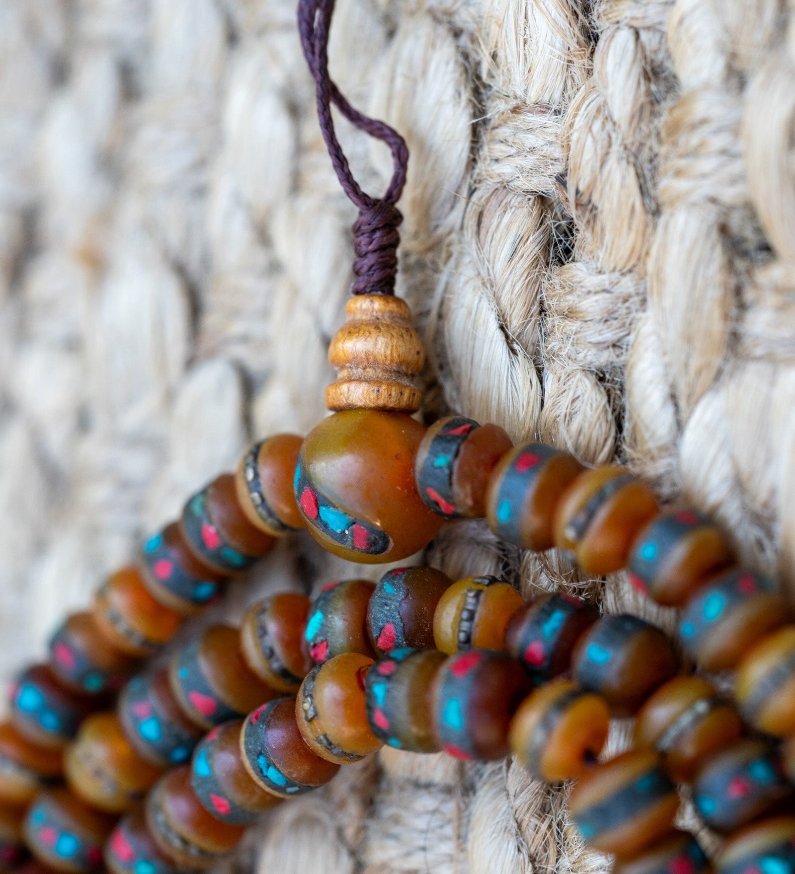 Mixed Bead Coral Mala