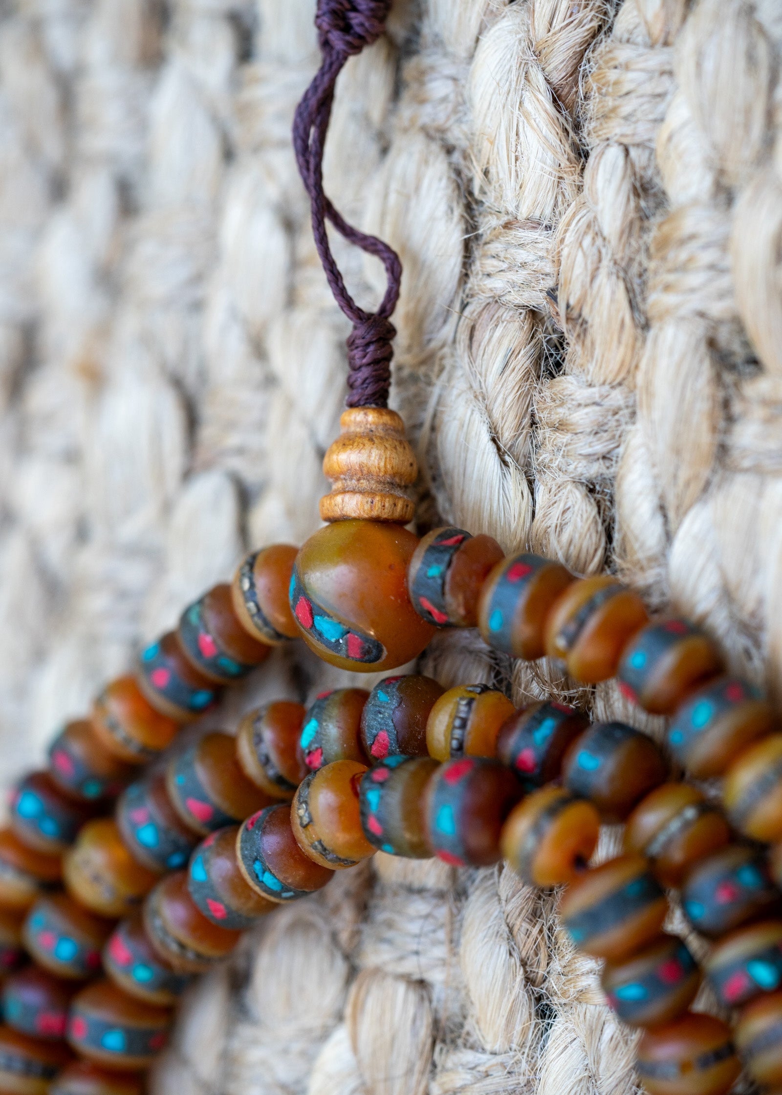 Mixed Bead Coral Mala