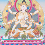 Namgyalma Thangka Painting for peace and enlightenment.