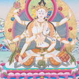 Namgyalma Thangka Painting for peace and enlightenment.