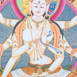 Namgyalma Thangka Painting for peace and enlightenment.