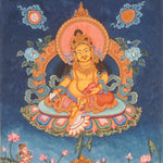 Newari Style Zambala Thangka