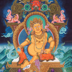 Newari Zambala thangka painting