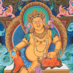 Newari Zambala thangka painting