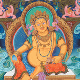 Newari Zambala thangka painting