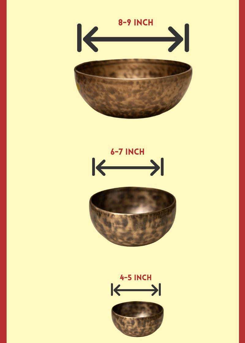 old Style tibetan singing bowls