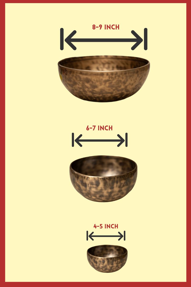 old Style tibetan singing bowls