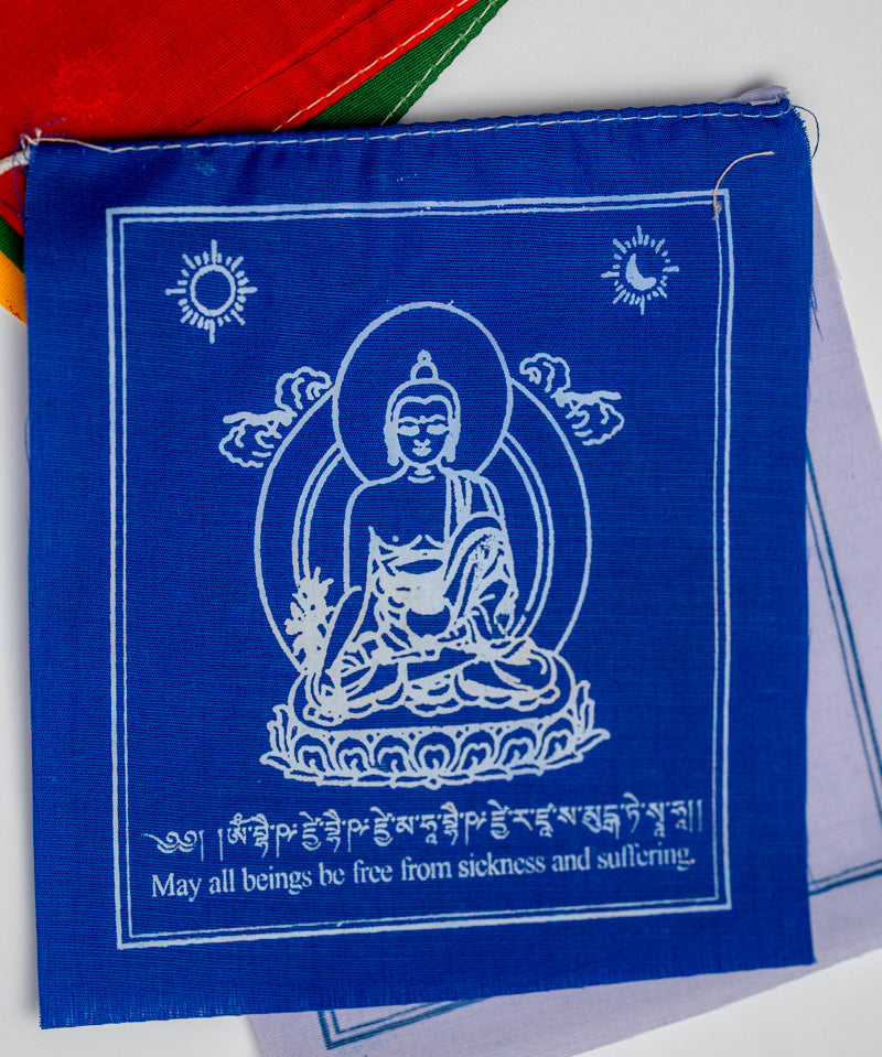 Tibetan Deity Prayer Flags 