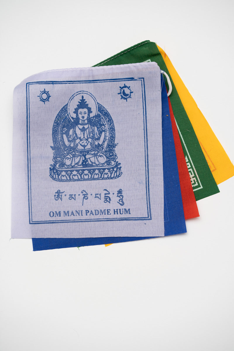 Tibetan Deity Prayer Flags 