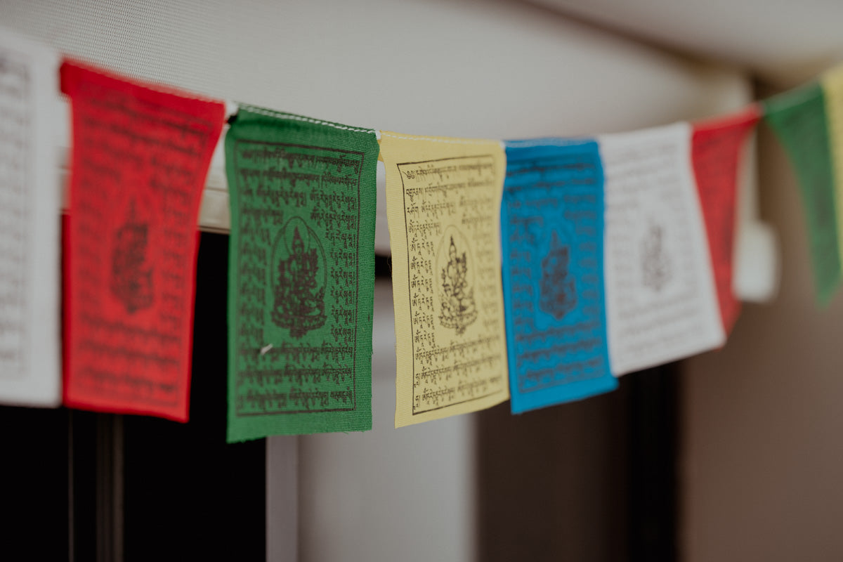 Green Tara Prayer Flag