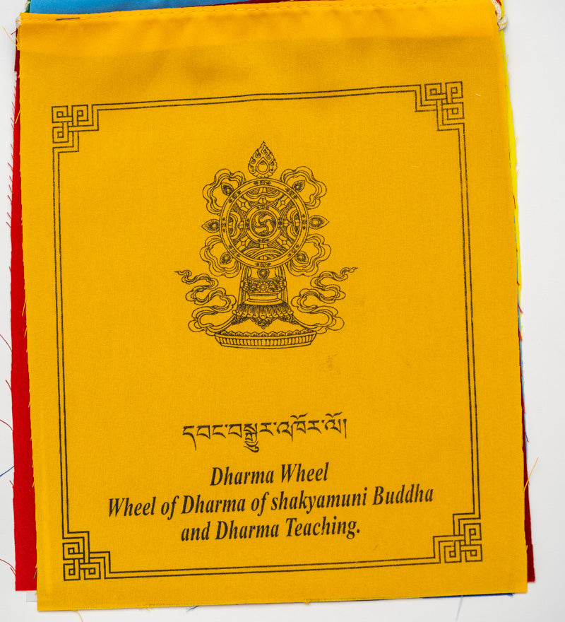 8 Auspicious Symbol Tibetan Prayer Flags 