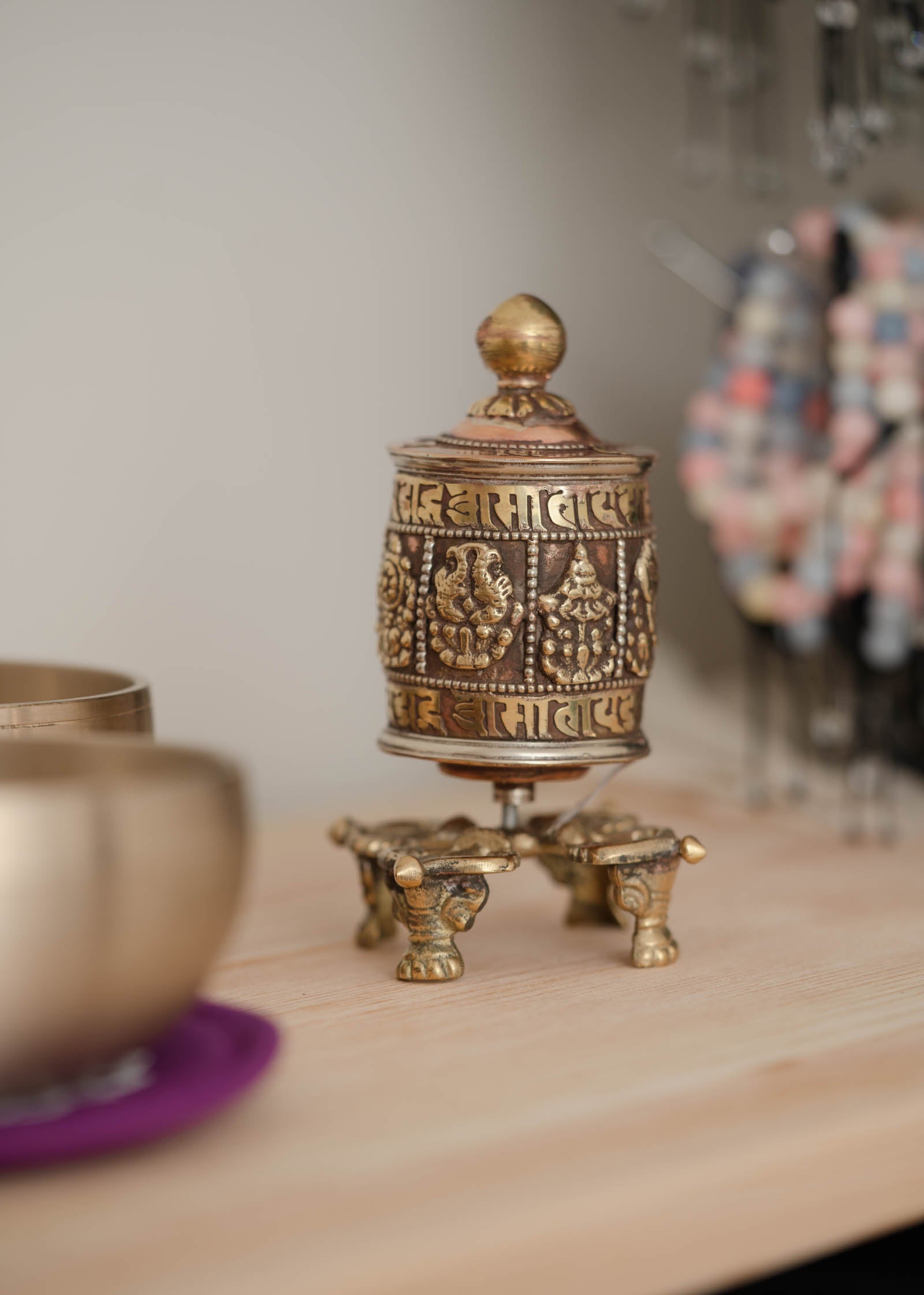 8 Auspicious Prayer Wheel