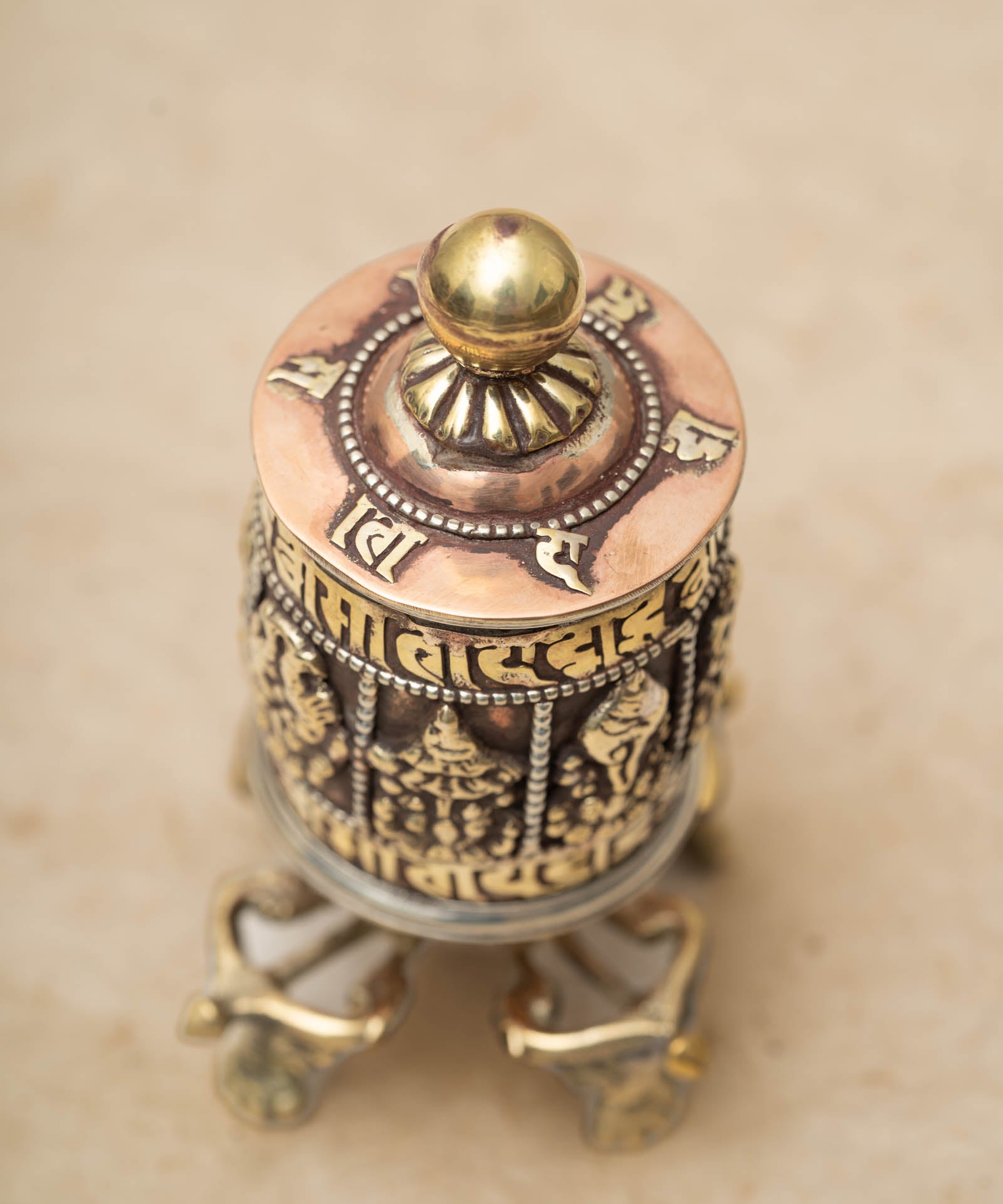 8 Auspicious Prayer Wheel