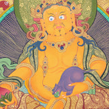 Pancha Kuber Thangka Painting for wealth and preposperity.