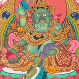 Pancha Kuber Thangka Painting for wealth and preposperity.