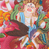 Pancha Kuber Thangka Painting for wealth and preposperity.