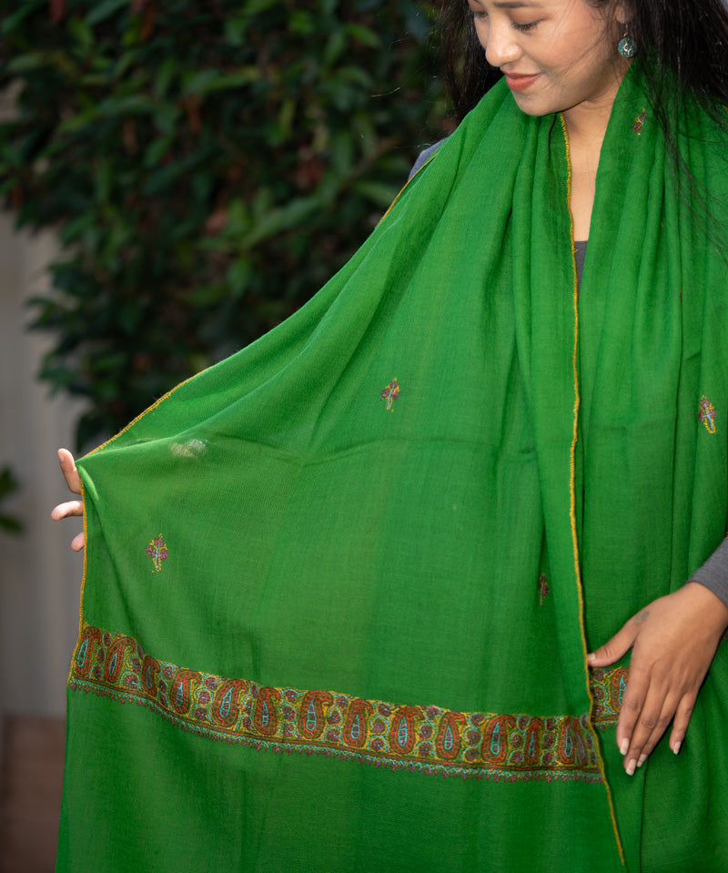 Light Embroidered Pashmina Shawl - Himalayas Shop