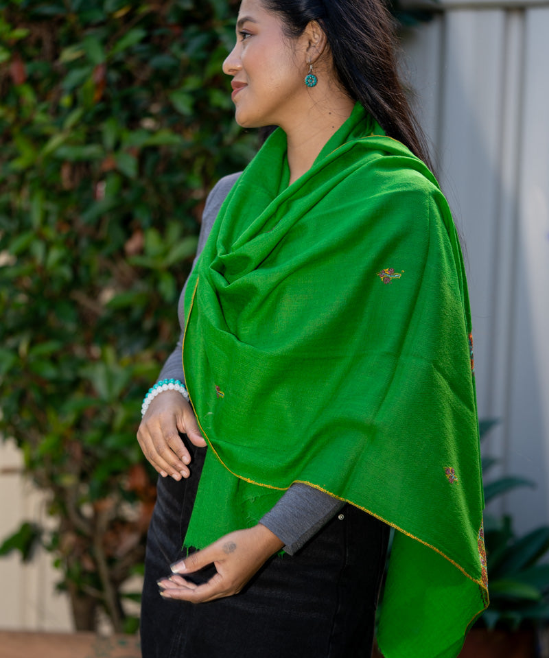Light Embroidered Pashmina Shawl - Himalayas Shop