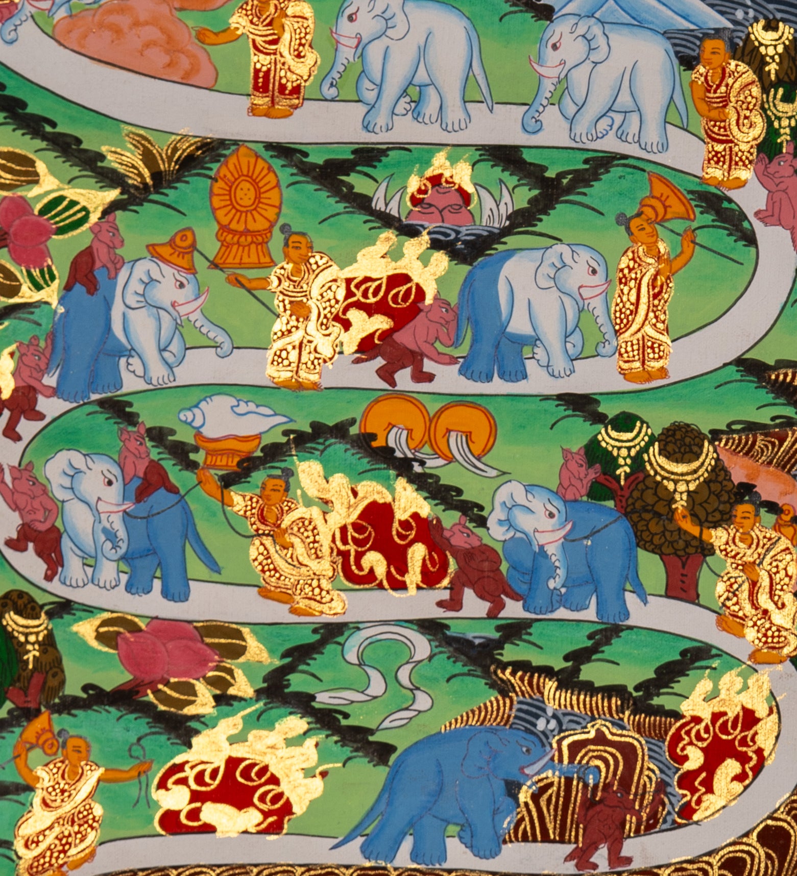 The Journey Within – Path to Enlightenment Thangka