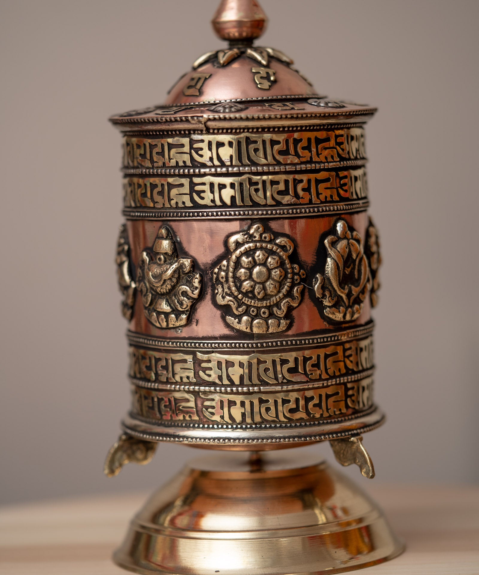 Prayer wheel for Spiritual Connection, Blessings and Well-being.