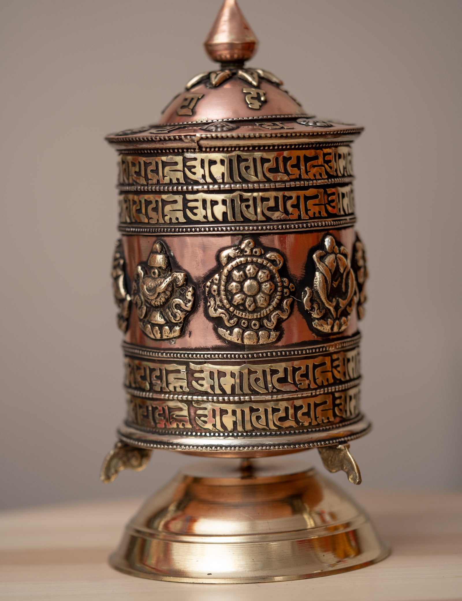 Prayer wheel for Spiritual Connection, Blessings and Well-being.