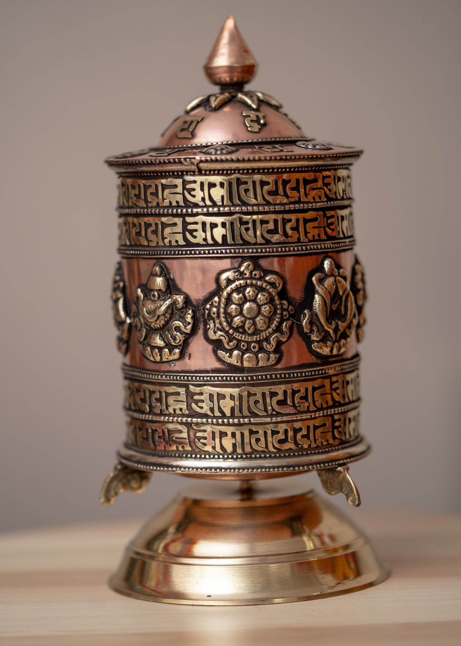 Prayer wheel for Spiritual Connection, Blessings and Well-being.