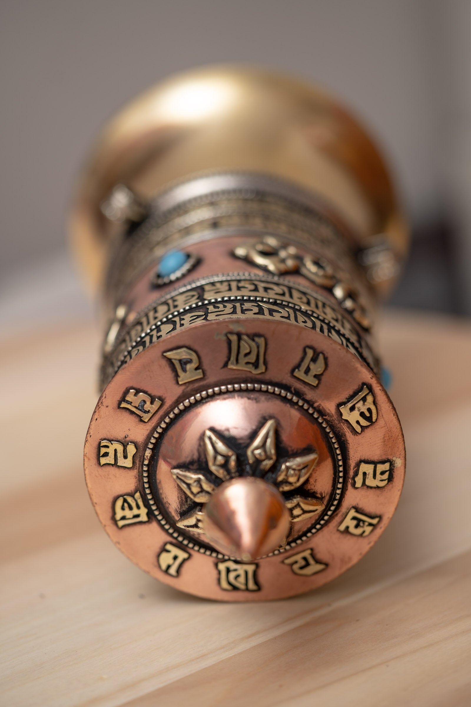 Bajra  Prayer Wheel spreads positive energy, compassion, and blessings to all sentient beings.
