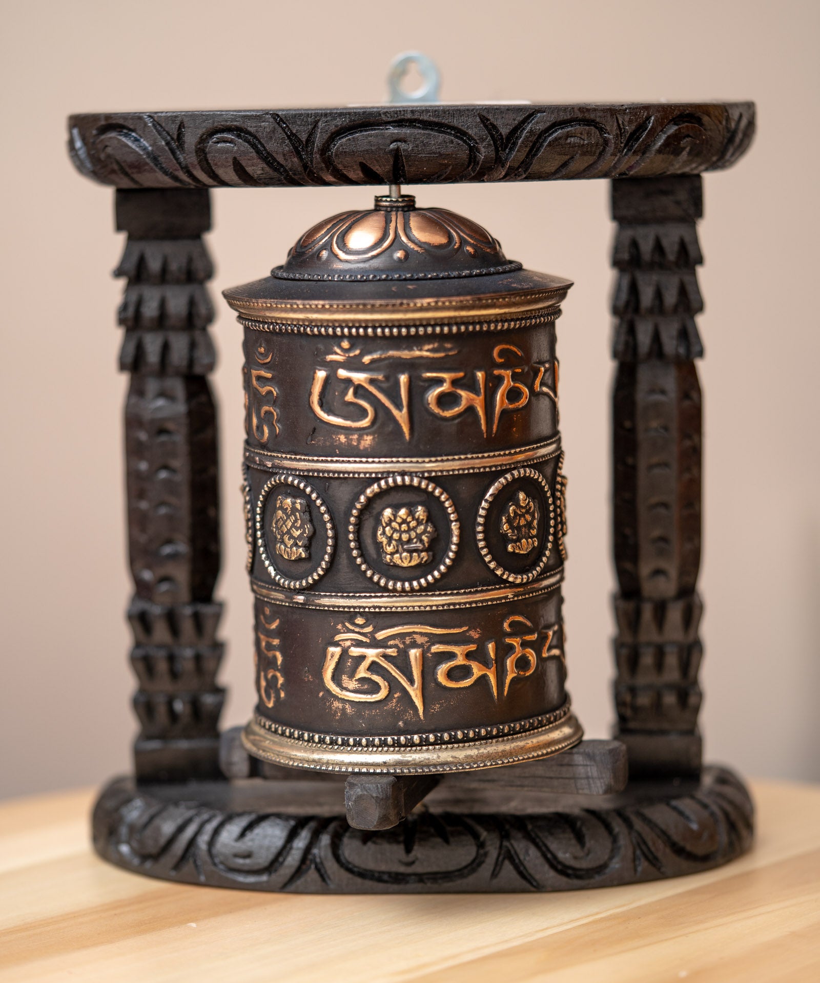 Mantra Prayer Wheel for meditation and spirituality.