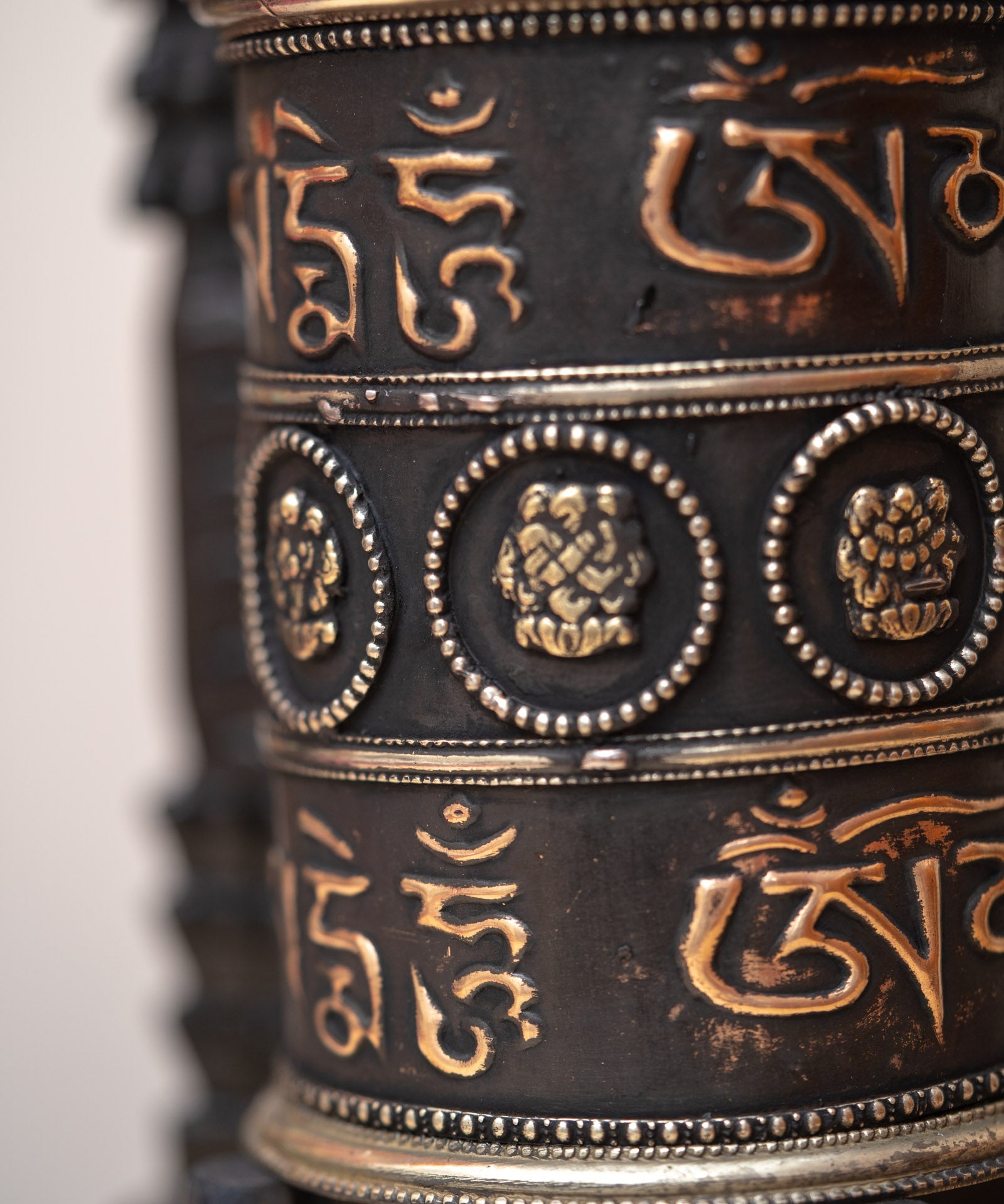 Mantra Prayer Wheel for meditation and spirituality.
