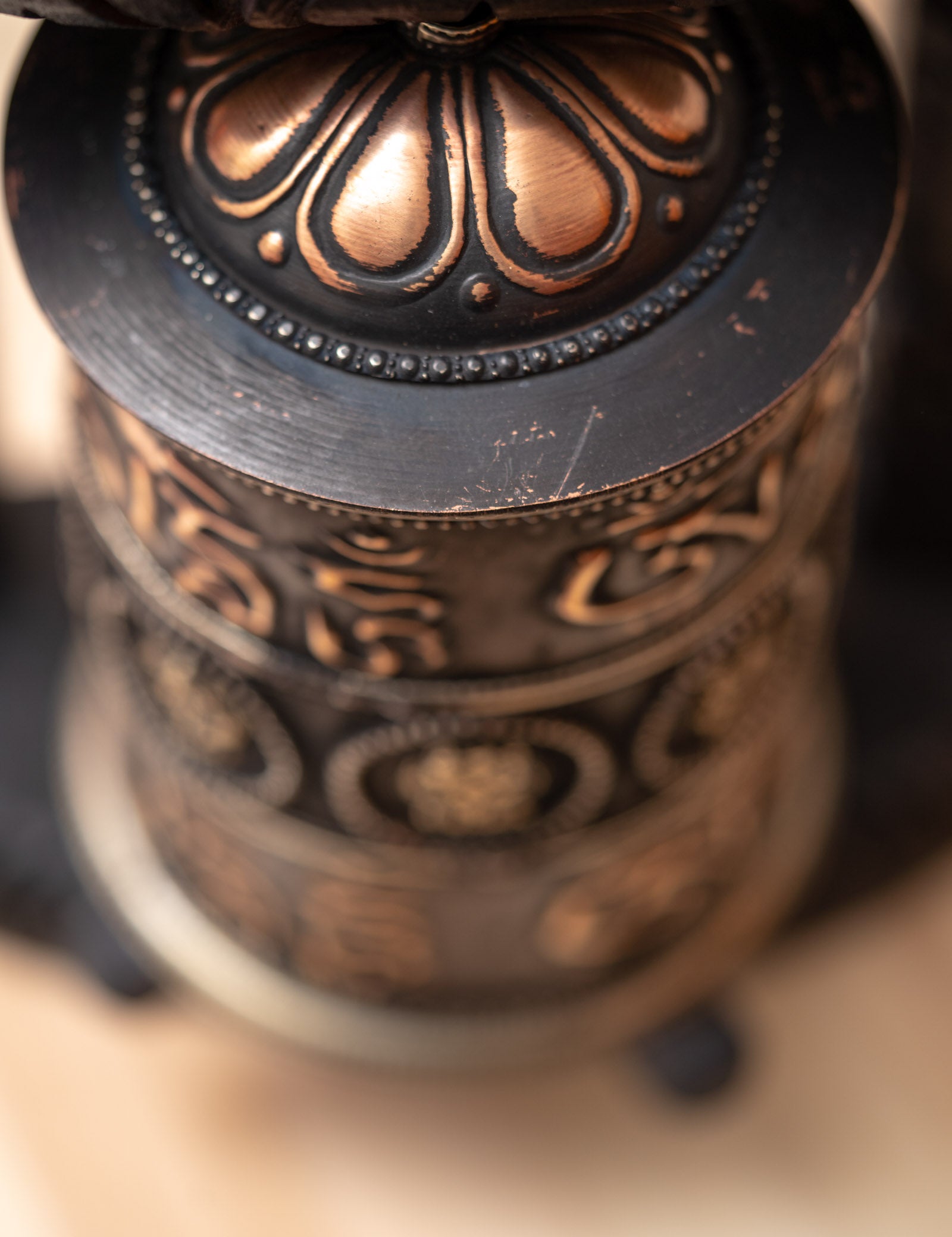 Mantra Prayer Wheel for meditation and spirituality.