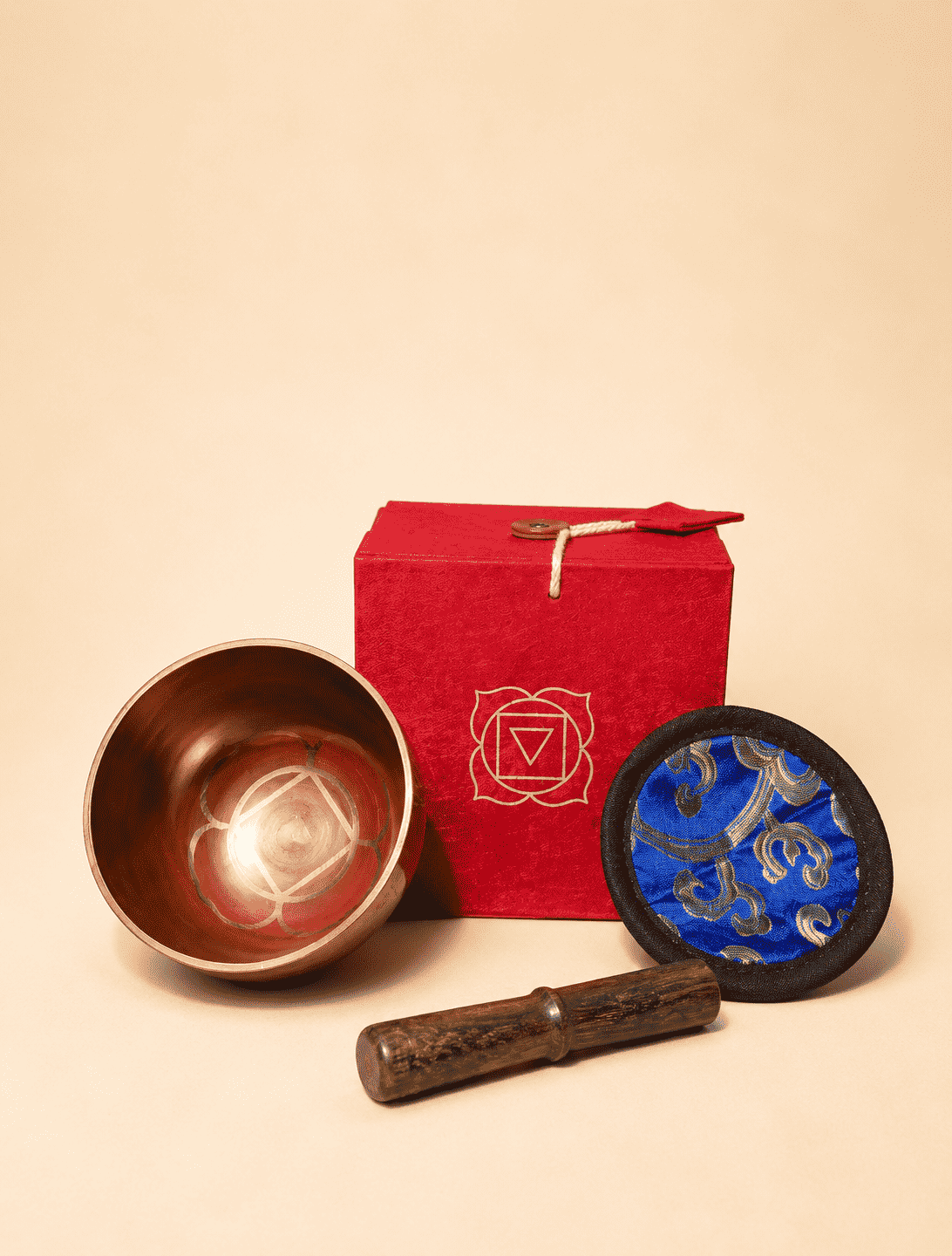 Muladhara chakra singing bowl for balance and reiki