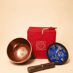 Muladhara chakra singing bowl for balance and reiki