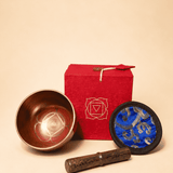 Muladhara chakra singing bowl for balance and reiki