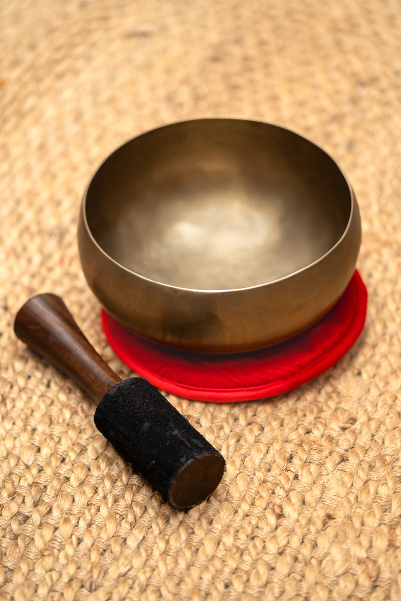 Round Om Flat Mat - Singing Bowl Companion