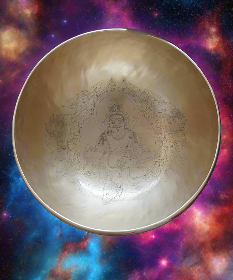 Zambala Carved Singing Bowl for meditation.