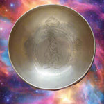White Tara Engraved Singing Bowl  -Sacred Sound Healing 