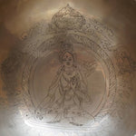 White Tara Engraved Singing Bowl  -Sacred Sound Healing 