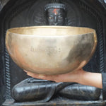 White Tara Engraved Singing Bowl  -Sacred Sound Healing 
